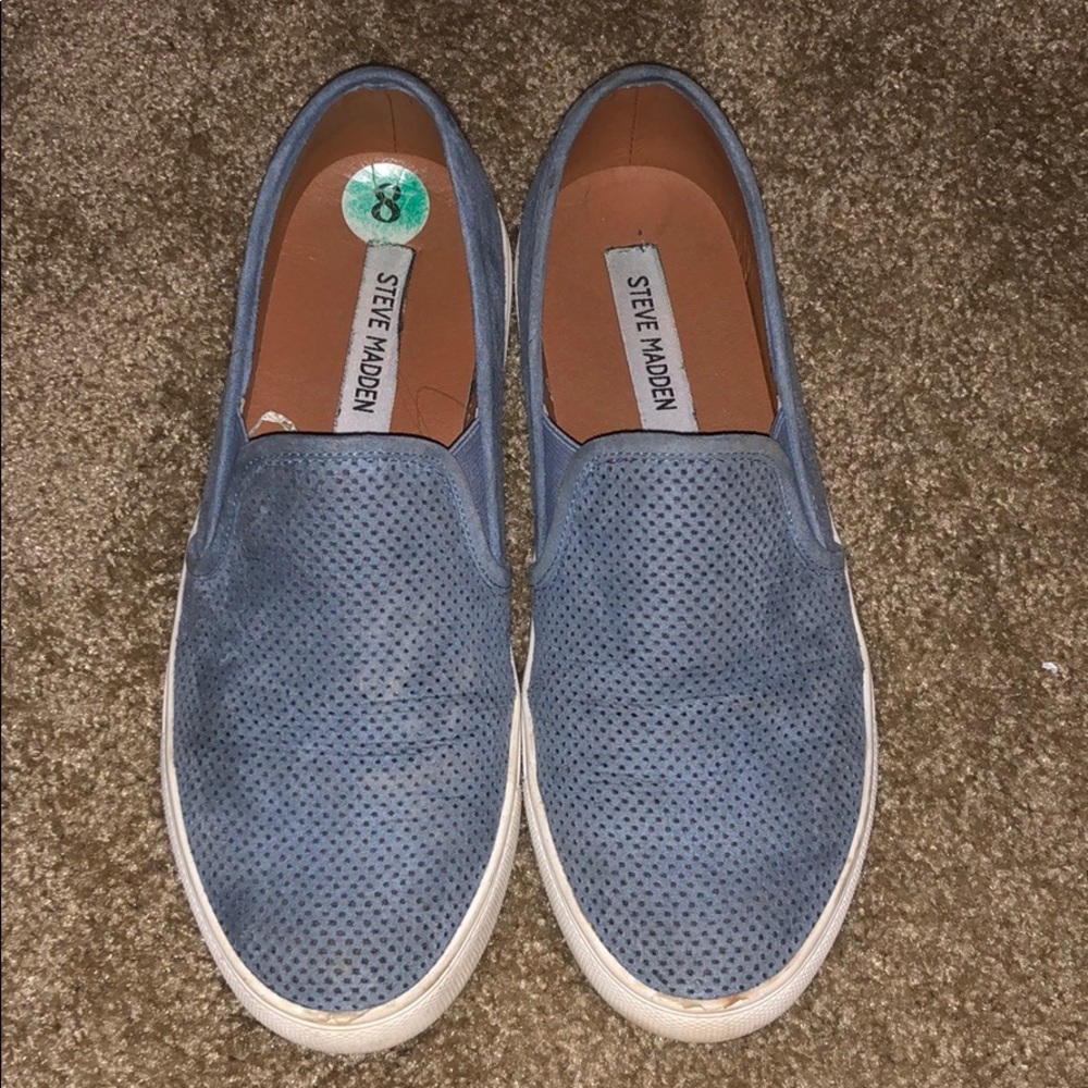 Steven Madden Blue Tennis Shoe